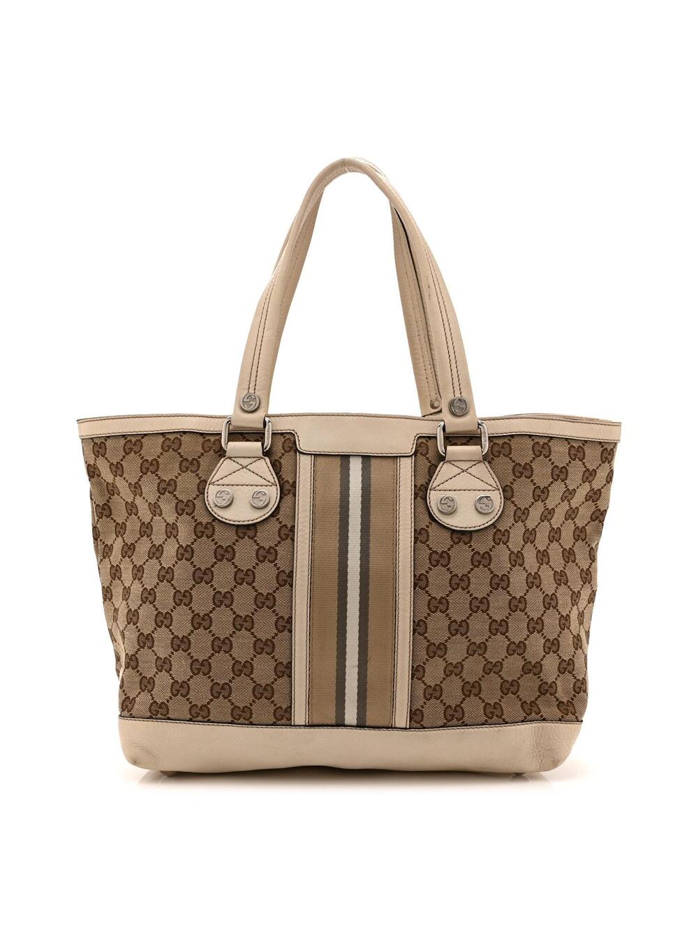 Gucci Web Sunset Tote Off White #341089G39B